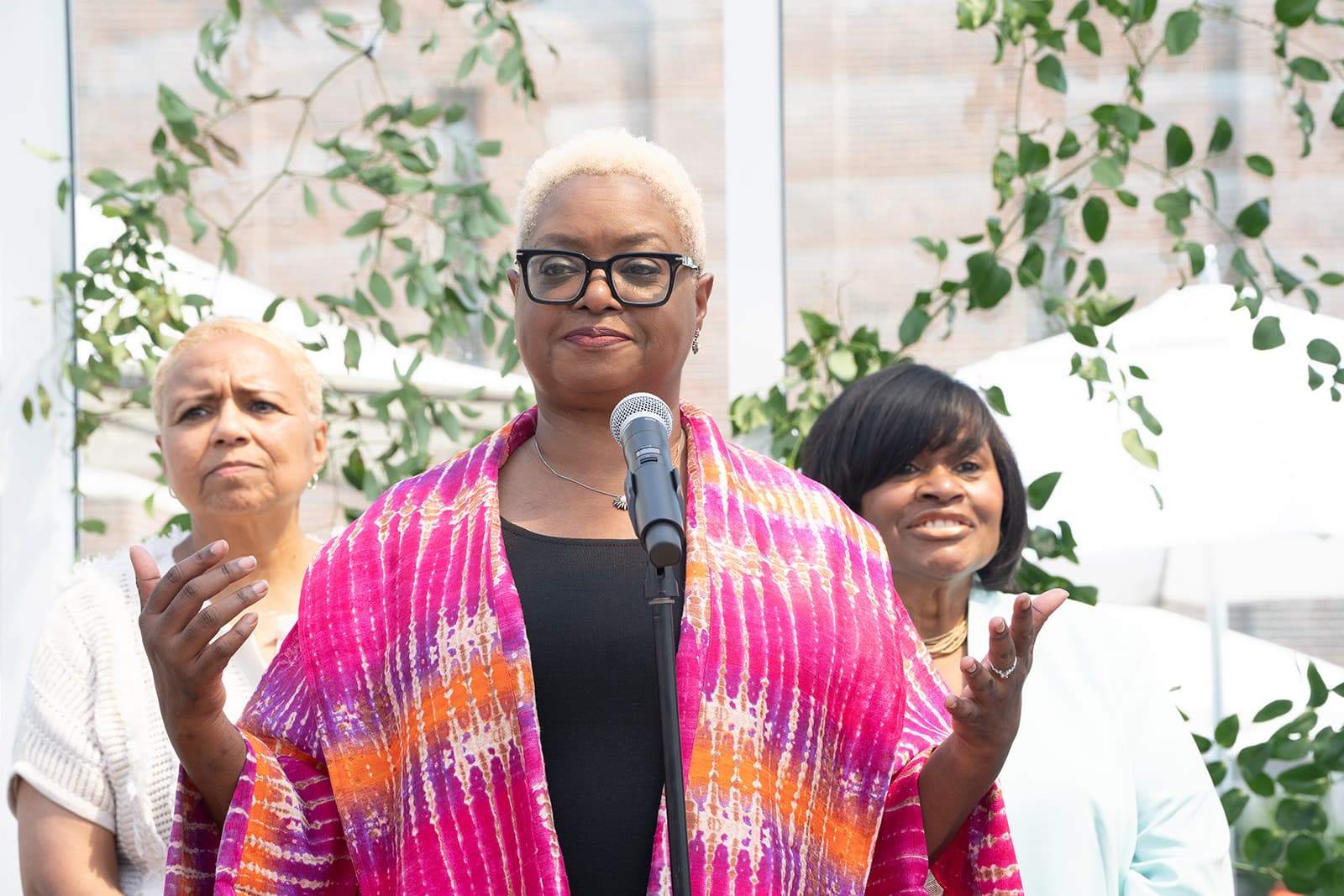 Speaker at the Colored Girls Brunch event